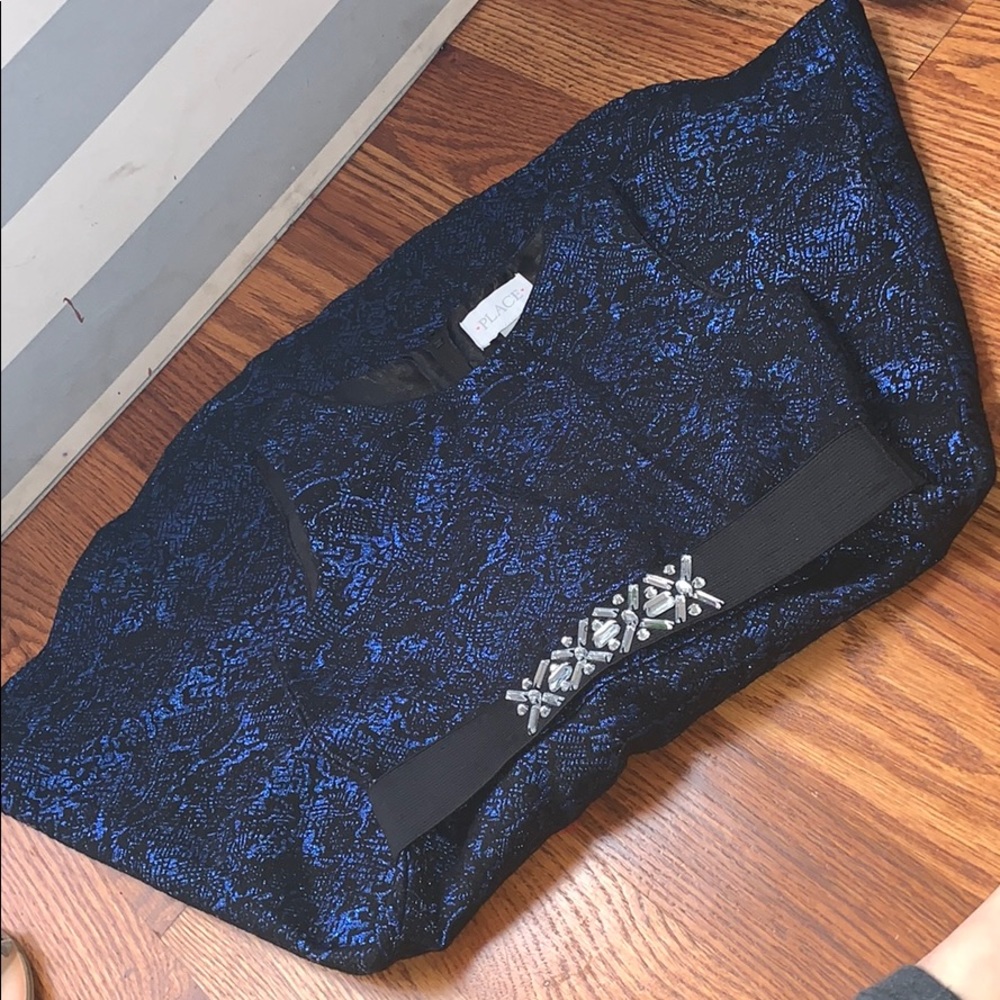 Pretty blue belted Dress !